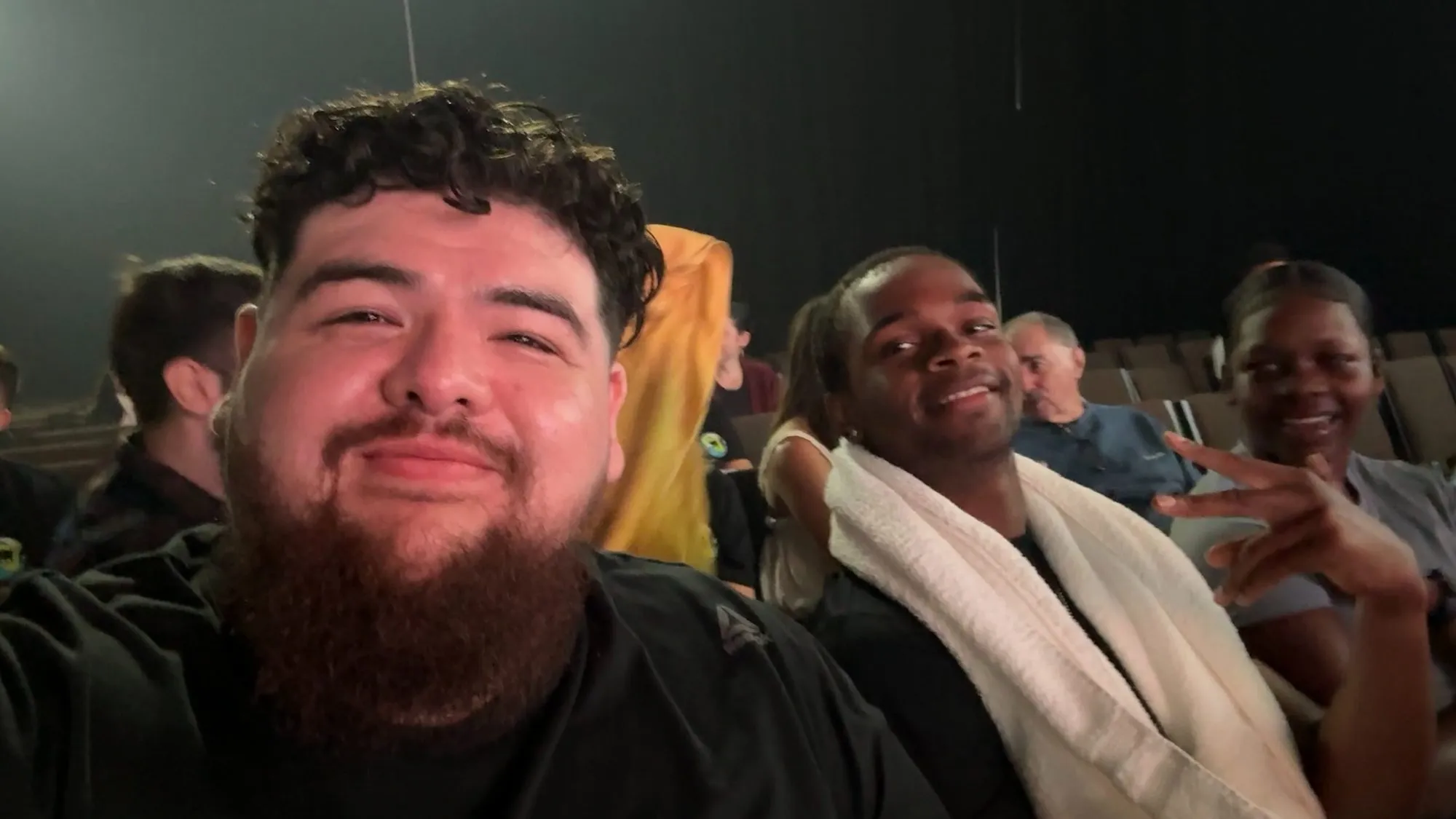 Selfie of Jonathan and James after the baptism