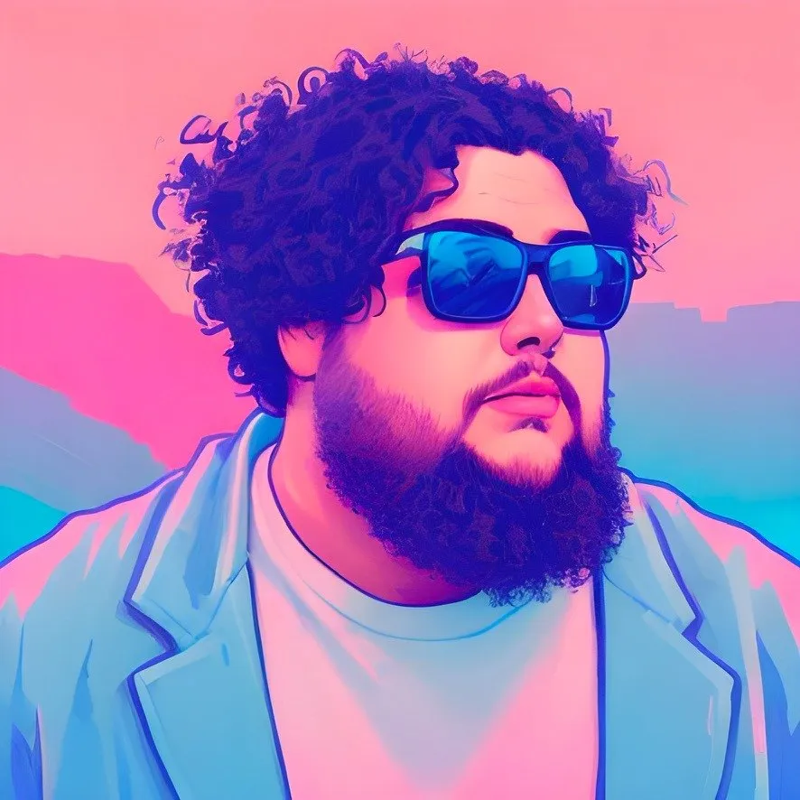 Illustration of Jonathan Rosales, founder of Vision2Love Ministries