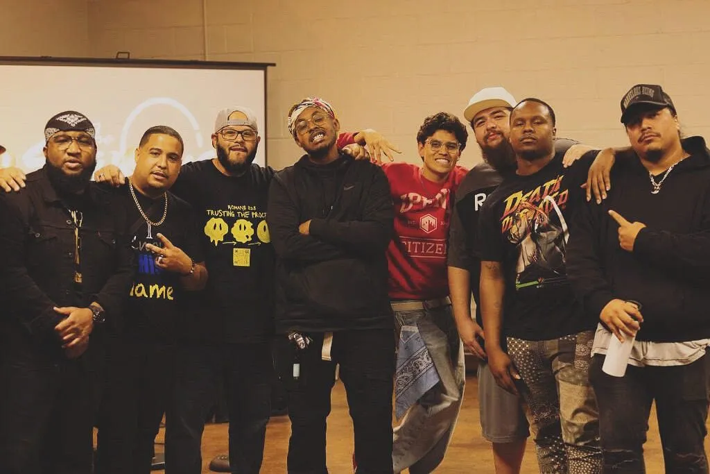 CHH Austin artists posing together after a gathering