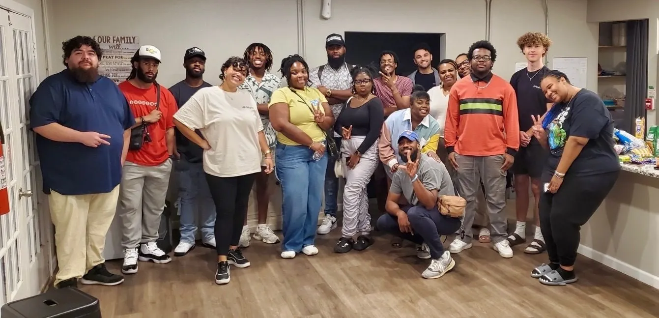 CHH Austin members at a monthly meeting