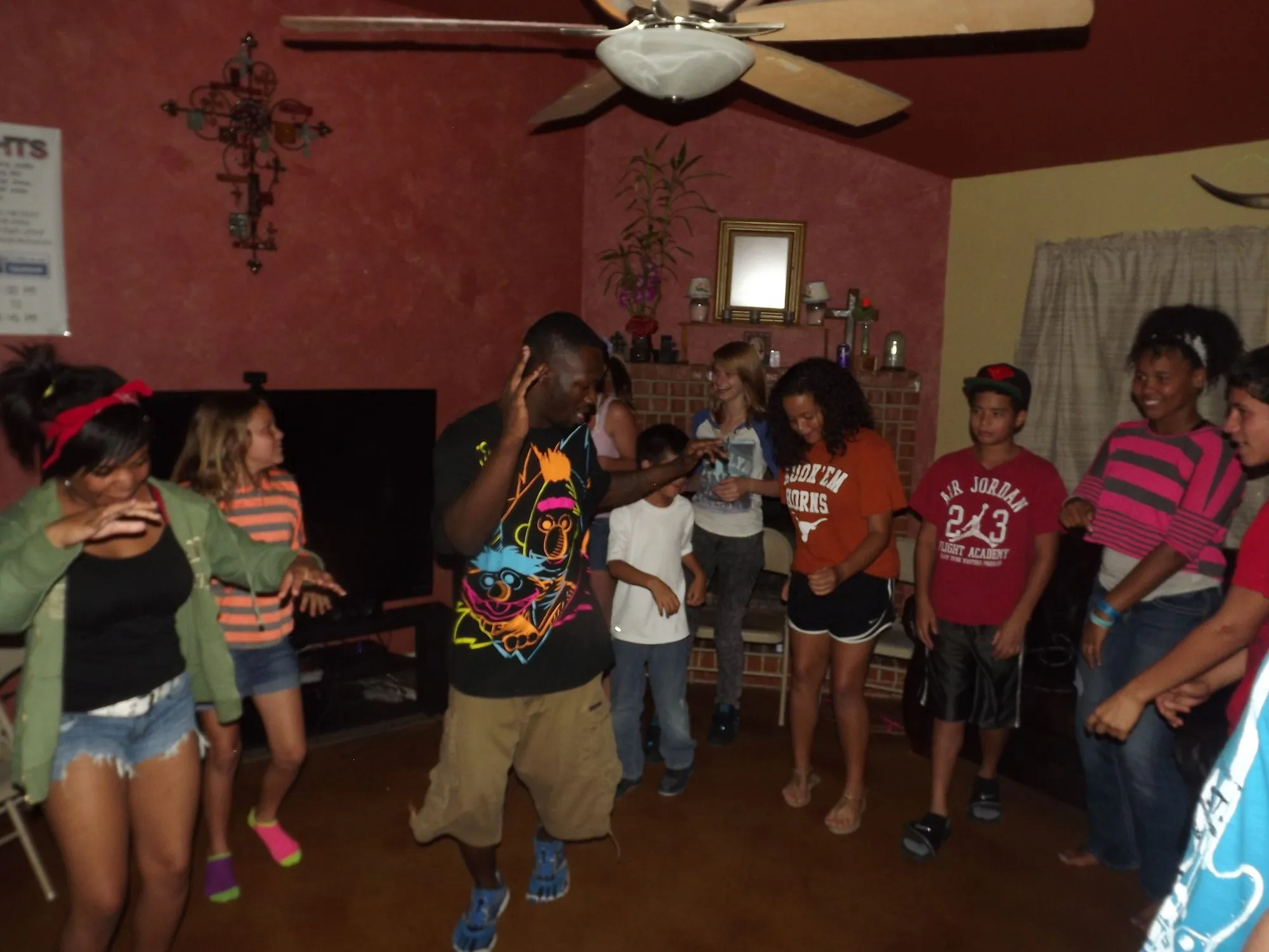 Young Rebels gathered on Wednesday night