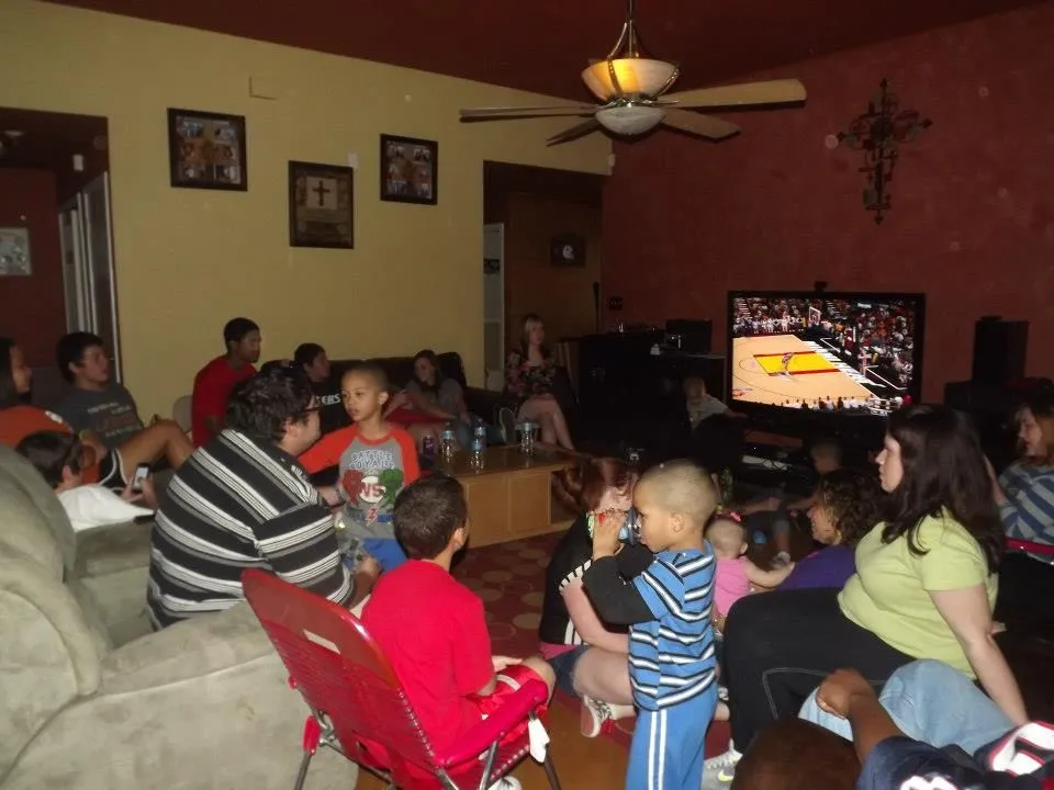 Young Rebels taking over the living room